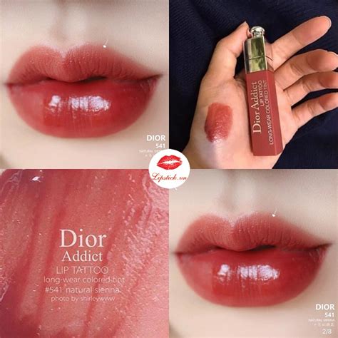 dior addict lip tattoo natural sienna|Dior lip tint no transfer.